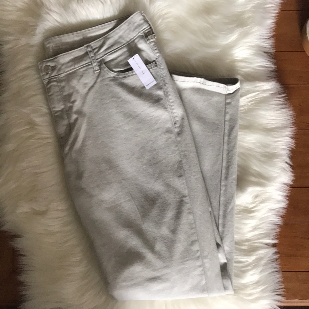 Old Navy Light Gray RockStar Jeans